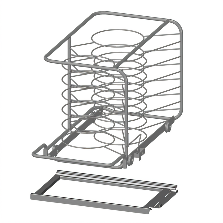 Product image #1 for Lainox Removable Plate Rack Accessory with Compulsory Frame for Oven