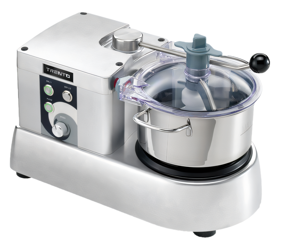 Product image #1 for Trento 4 Qt Commercial Bowl Cutter with Stainless Steel Bowl, 110V, 350W