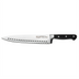 Thumbnail image #1 for Winco Acero 10-Inch Forged Chef's Knife with Hollow Ground Blade and Black POM Handle