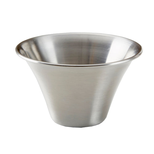 Product image #1 for 4 oz Flared Stainless Steel Sauce Cup
