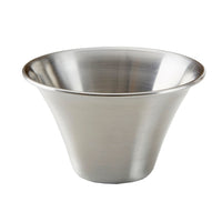 4 oz Flared Stainless Steel Sauce Cup