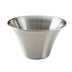 Thumbnail image #1 for 4 oz Flared Stainless Steel Sauce Cup