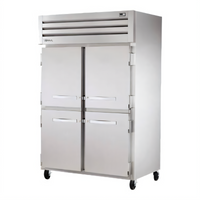 True Spec Series Two-Section Reach-In Freezer with 4 Half Doors, 52 5/8-Inch Wide