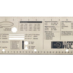 Thumbnail image #1 for Mercer Culinary M33241 Two-Sided Stainless Steel Culinary Measurement Tool, 12-1/4 x 5 Inches Case of 12