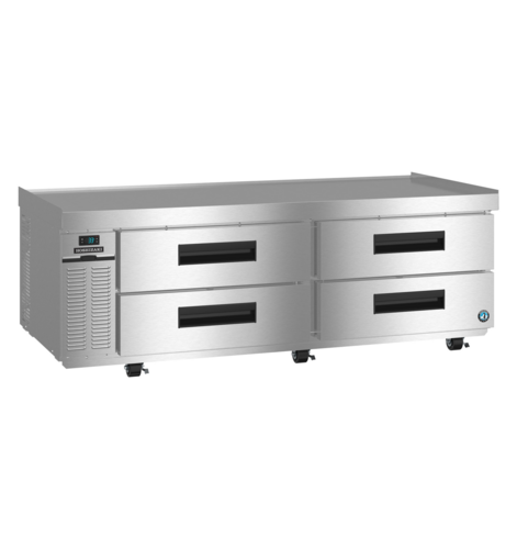 Product image #1 for Hoshizaki Steelheart 72-1/2-Inch Low-Profile Refrigerated Chef Base with 4 Drawers, Left-Side Condenser