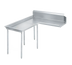 Thumbnail image #1 for Advance Tabco Island L-Shaped Clean Dishtable for Left-Side Dish Machine Attachment, 119-Inch, 304 Stainless Steel