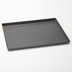 Thumbnail image #2 for American Metalcraft Rectangular Sicilian-Style Hard Coat Anodized Aluminum Pizza Pan, 18 x 12 x 1 Inch