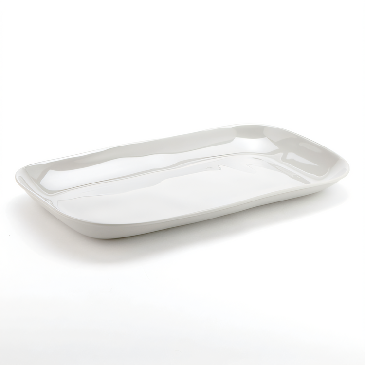 Product image #1 for American Metalcraft Crave Collection 21-Inch Rectangular Melamine Serving Platter, Shadow Gray