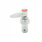 Thumbnail image #1 for T&S Brass Eterna S002712-30NS compression cartridge, RTC with spring check & lever handle, red index and screw. Fits all T&S faucets, stainless steel