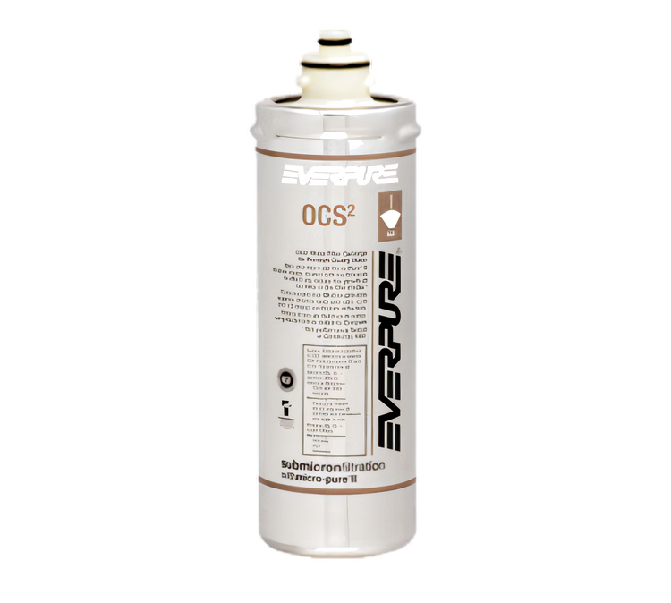 Product image #1 for Everpure OCS² Water Filter Cartridge with Micro-Pure II Precoat Media, 1,500-Gallon Capacity, 0.5 GPM, 0.5 Micron