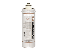 Everpure OCS² Water Filter Cartridge with Micro-Pure II Precoat Media, 1,500-Gallon Capacity, 0.5 GPM, 0.5 Micron