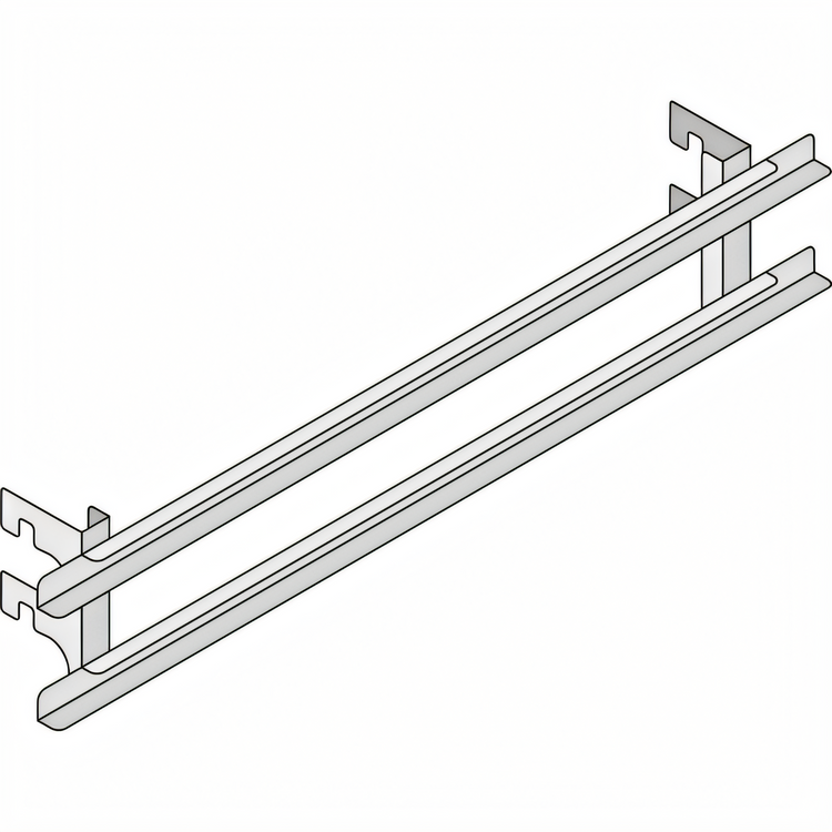 Product image #1 for RATIONAL Two-Shelf Full-Size Sheet Pan Adapter for Hinging Racks