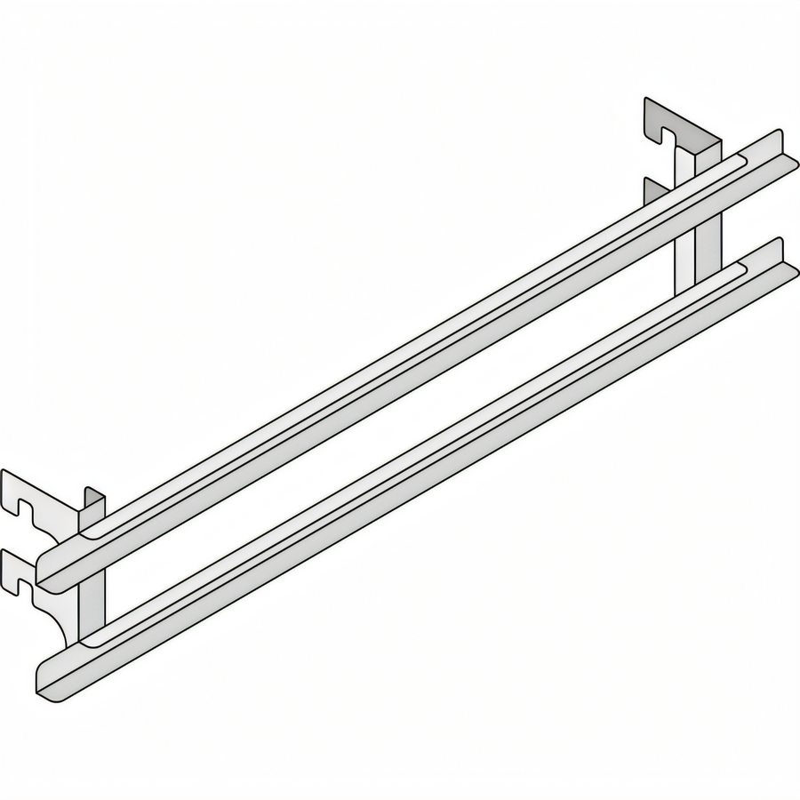 Product image #1 for RATIONAL Two-Shelf Full-Size Sheet Pan Adapter for Hinging Racks