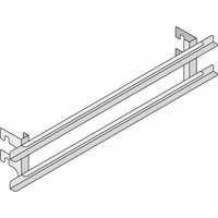 RATIONAL Two-Shelf Full-Size Sheet Pan Adapter for Hinging Racks