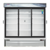 Thumbnail image #1 for Everest Refrigeration EMGR69C Three-Section Reach-In Sliding Glass Door Chromatography Refrigerator, 69 Cu. Ft.