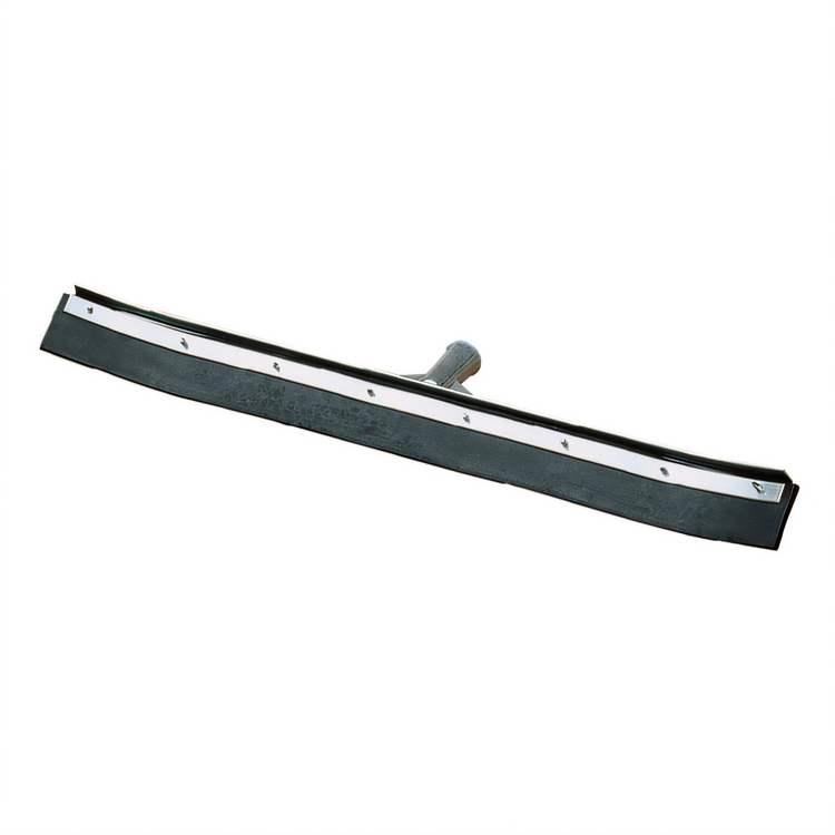 Product image #1 for Flo-Pac Sparta 24-Inch Curved-End Black Rubber Floor Squeegee Head with Metal Frame
