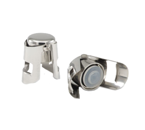 Product image #1 for Butterfly-Style Champagne Stopper with Spring-Loaded Seal, 18/8 Stainless Steel