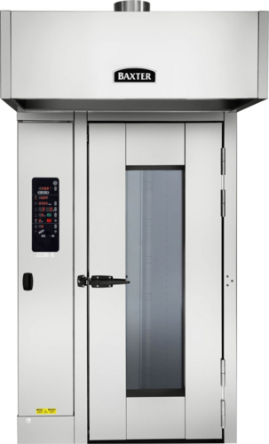 Product image #1 for Baxter CS500E1 Electric Rotating Rack Oven with Single Rack Capacity and Integrated Type II Hood