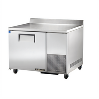 True 44.5-Inch One-Section Deep Work Top Refrigerator with Stainless Steel Top and 1 Door