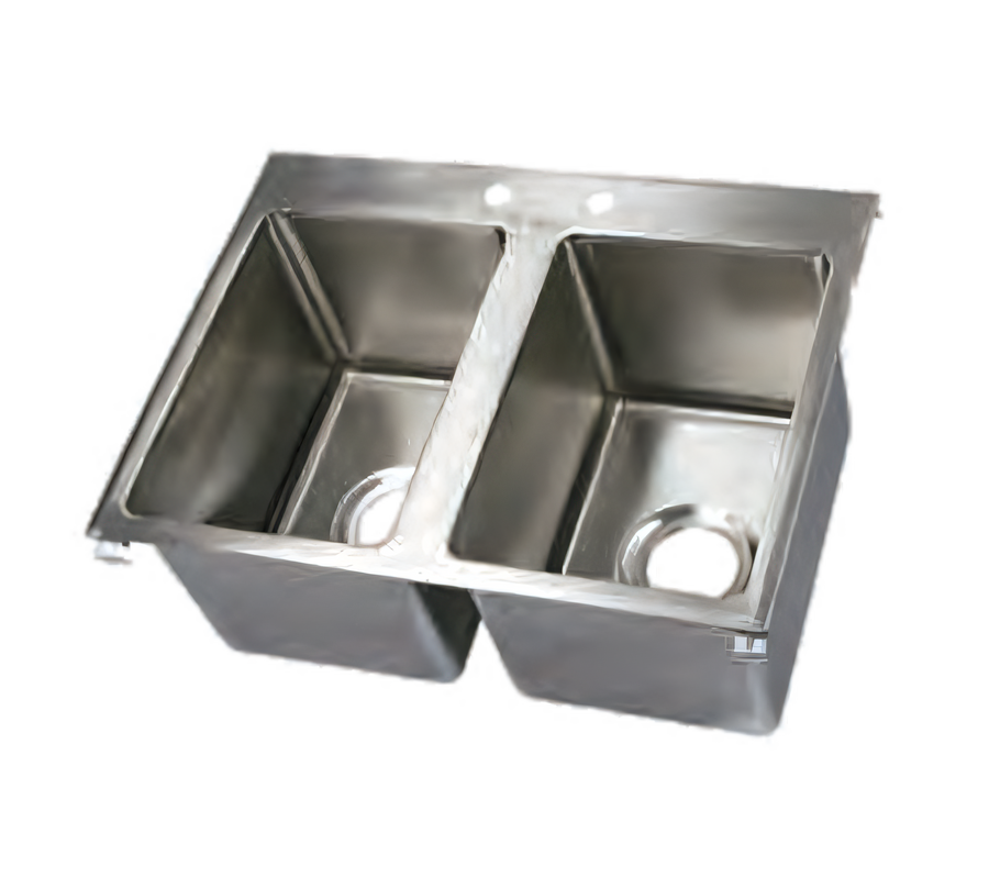 Product image #1 for John Boos Pro-Bowl 2-Compartment Stainless Steel Drop-In Sink with 10 x 14 x 10 Bowls