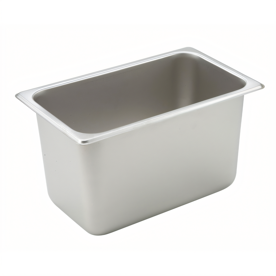 Product image #1 for Winco Quarter-Size Stainless Steel Steam Table Pan, 6-Inch Deep, Straight-Sided
