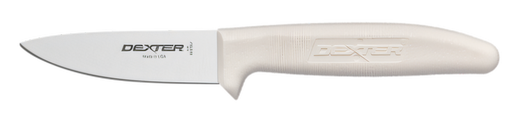 Product image #2 for Dexter Russell Sani-Safe 3-1/2 Inch Stamped Vegetable/Utility Knife with White Polypropylene Handle