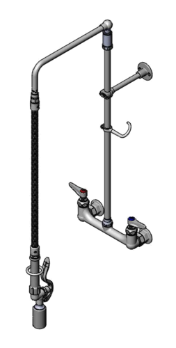 T&S Brass B-0131-BC-28H EasyInstall Commercial Faucets & Plumbing