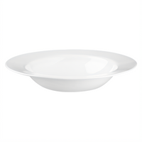 Corelle Essentials 28 oz Round Wide Bowl, White Vitrelle Glass