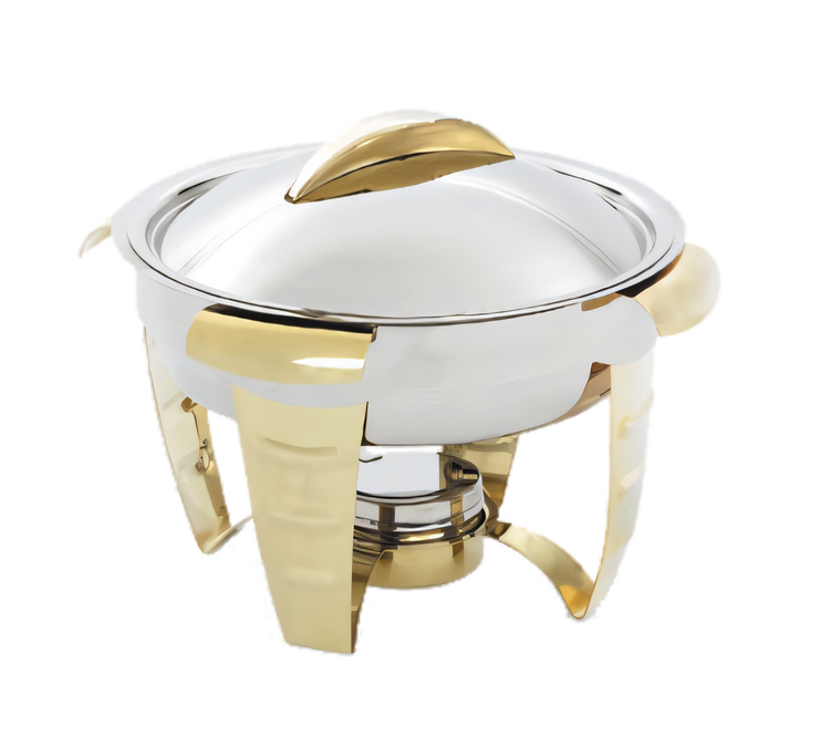 Product image #1 for Vollrath Maximillian Steel Round Stainless Steel Food Pan for 4.2 Qt Chafers