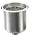 Thumbnail image #1 for Krowne Drop-In Stainless Steel Dipper Well with Overflow Insert, Fits 6-1/2-Inch Hole, 1/2-Inch NPS Inlet