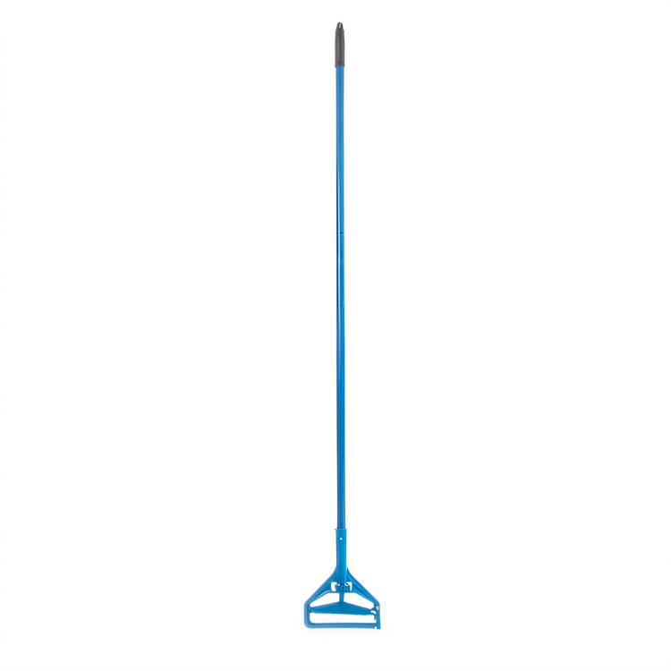 Product image #1 for Flo-Pac Quick-Change Mop Handle with Plastic Head, 60-Inch Blue Fiberglass