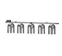Nemco 5-Bulb Chain-Hung Infrared Bulb Warmer with Suspension Bar