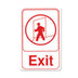 Thumbnail image #1 for Winco SGN-681W Health Signage & Messaging Case of 72