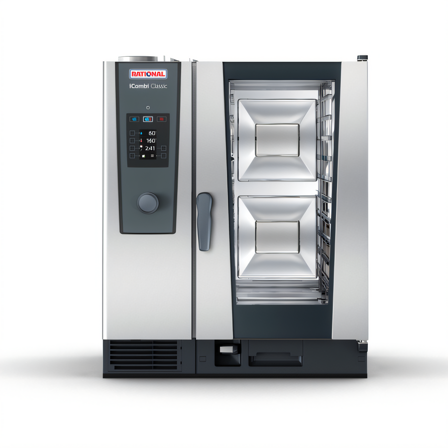 Product image #1 for RATIONAL iCombi Classic 10-Half Size Countertop Natural Gas Combi Oven, 208/240V, 1-Phase