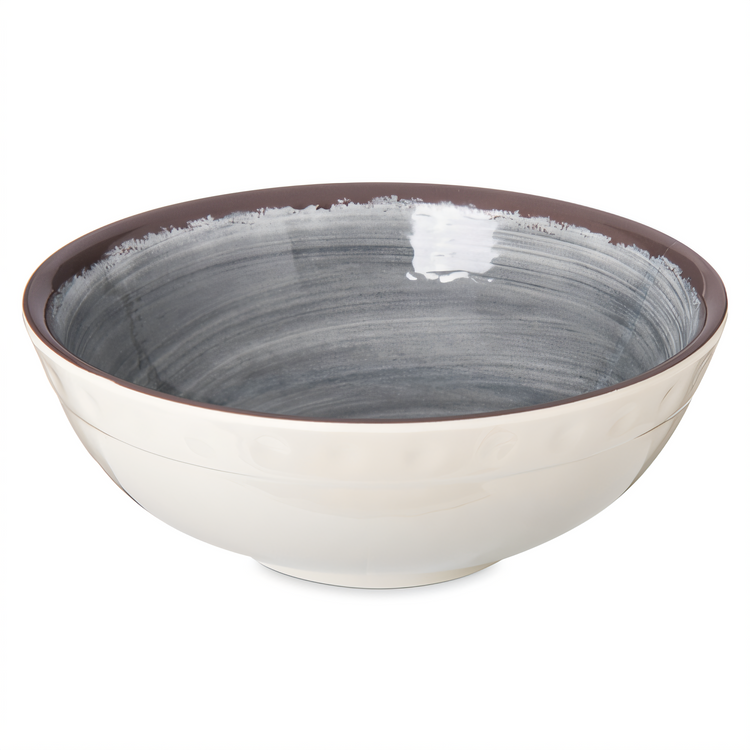 Product image #2 for Carlisle Mingle 6-Inch 17 oz Round Melamine Serving Bowl, Smoke Gray