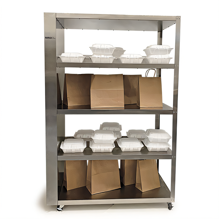 Product image #1 for Nemco 4-Shelf Stainless Steel To-Go Shelf