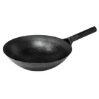 Thumbnail image #1 for Omcan USA 47860 16-Inch Cast Iron Mandarin Wok with Welded Joint