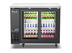 Thumbnail image #1 for Migali 48.75-Inch Back Bar Refrigerator with 2 Sliding Glass Doors and Stainless Steel Top