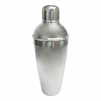 Deluxe 3-Piece Stainless Steel Cocktail Shaker Set, 24 oz