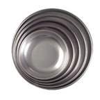 Thumbnail image #1 for American Metalcraft SEA12 12-Inch Round Brushed Aluminum Seafood Tray, 75 oz. Case of 24