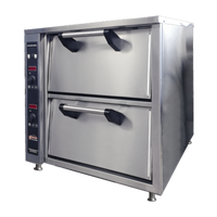 Marsal CT302 Electric Countertop Pizza Deck Oven, 4 Decks, 2 Doors