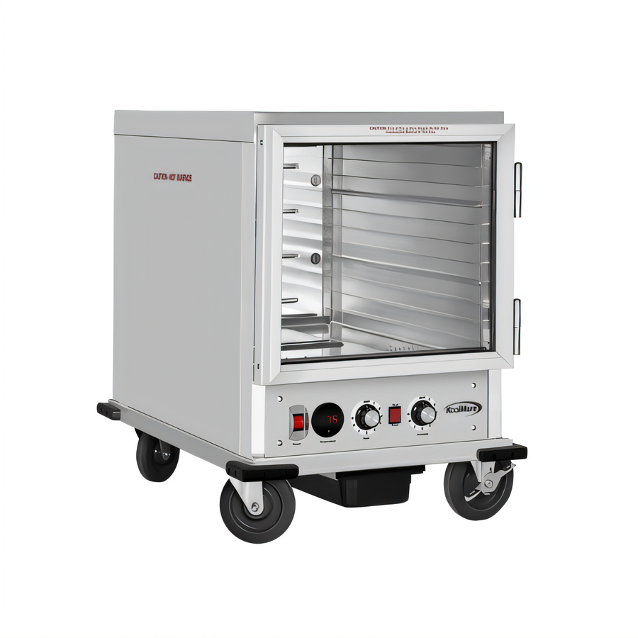 Product image #1 for KoolMore Commercial Insulated Half-Size Heated Holding/Proofing Cabinet with Glass Door, 33-Inch Wide, Silver