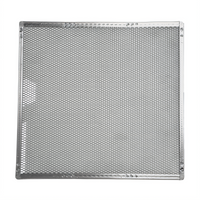 15-Inch x 15-Inch Square Crimped Aluminum Pizza Screen