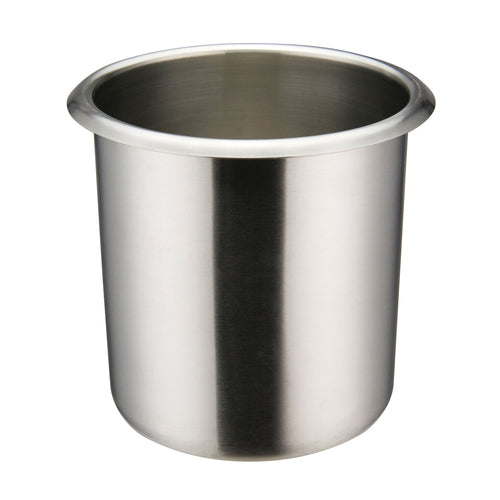 Product image #1 for Winco Prime 1.5 Qt Round Stainless Steel Bain Marie, Satin Finish