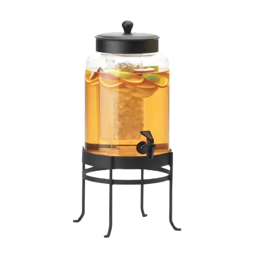 Product image #1 for Cal-Mil SoHo 2 Gallon Glass Beverage Dispenser with Silver Frame
