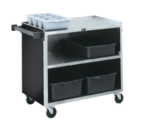 Product image #1 for Vollrath Extra Heavy-Duty 3-Shelf Stainless Steel Bussing Cart, 500 lb Capacity