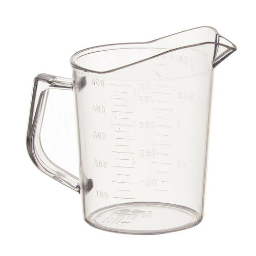 Product image #1 for Winco 1 Pint Clear Polycarbonate Measuring Cup with Raised Graduation Markings