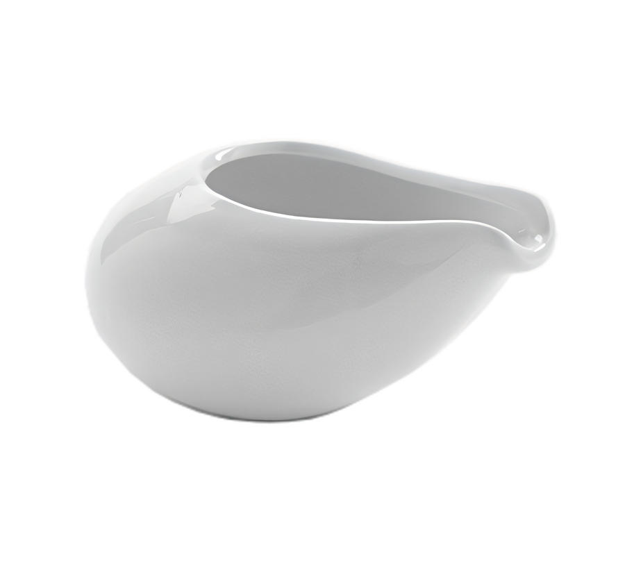 Product image #1 for American Metalcraft 4 oz. White Ceramic Handleless Creamer