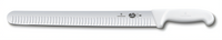 Victorinox Fibrox HACCP 14-Inch Granton Edge Slicer Knife with White Fibrox Nylon Handle