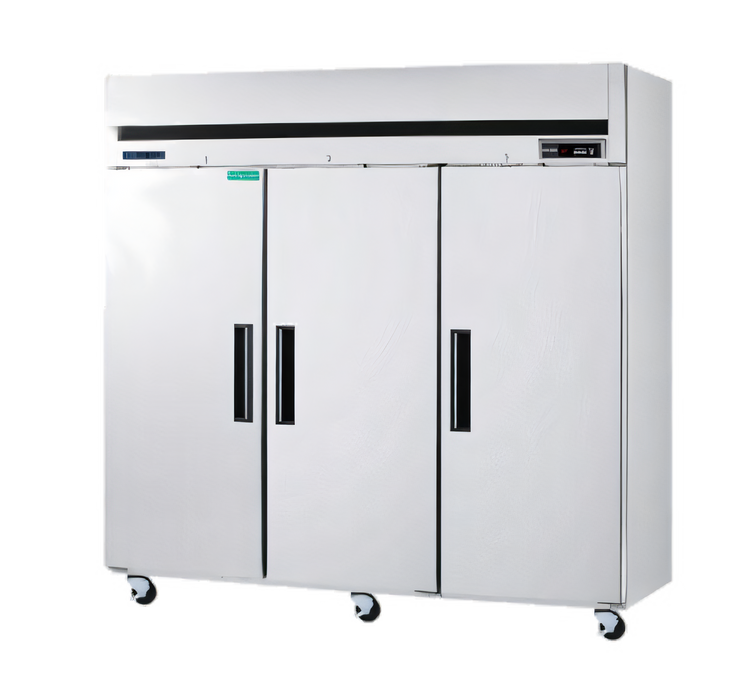 Product image #1 for Maxx Cold MCFT-72FDHC Three-Section Upright Reach-In Freezer - 66.7 cu. ft.